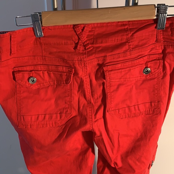 Point Zero Capris Orange-Red size US2 - Picture 3 of 7